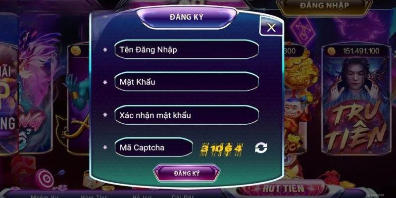 Các bước thực hiện đăng ký game bài đổi thưởng chuẩn