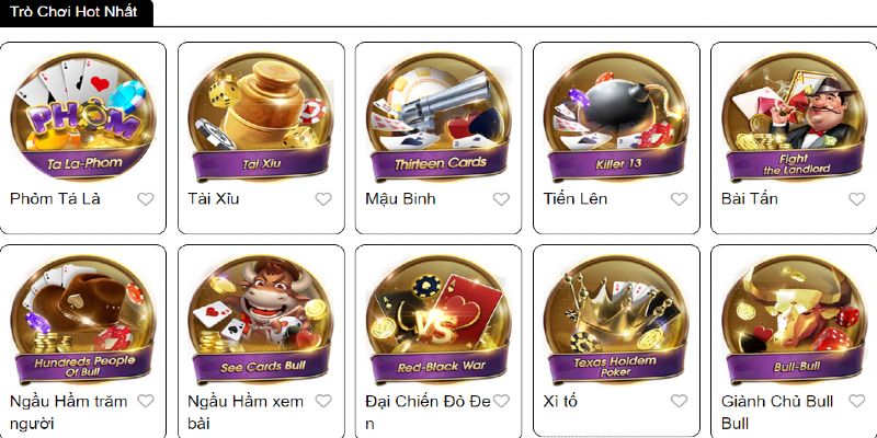 Giao diện game bài đổi thưởng hi88 đầu tư kỹ lưỡng