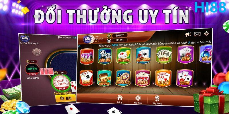 Xác suất trúng thưởng cao tại game bài đổi thưởng Hi88